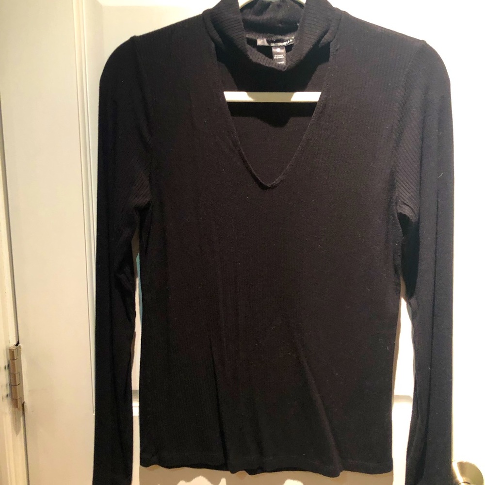 Aqua Keyhole Blouse